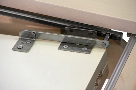 Стол раздвижной с круглой крышкой выбеленная береза