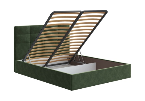 Кровать Диана велюр зеленый