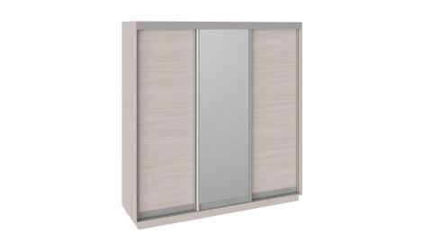 Шкаф-Купе 3-х Дверный c Зеркалом Румер Мадлен Ясень Шимо (Ш-2100 х В-2200 х Г-600 мм)