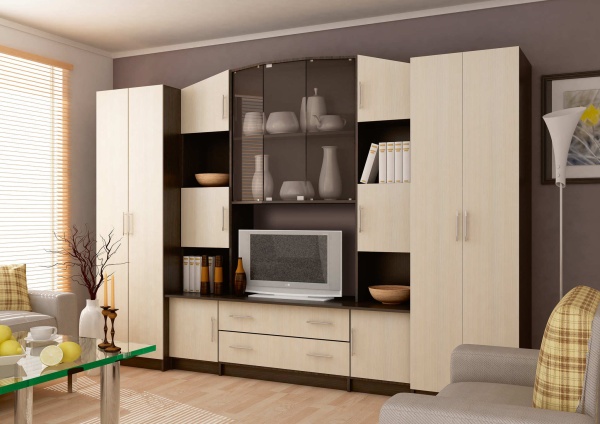 Гостиная Макарена Венге/Дуб (Ш-2790 х В-2000 х Г-440 мм)