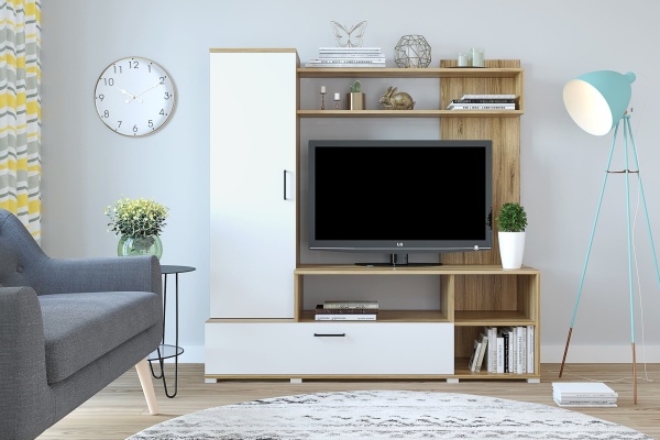 Гостиная Лима (Ш-1500 x В-1520 x Г-440 мм)/Разные Цвета