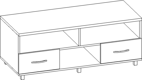 Тумба Дарина ТТВ №3 ЛДСП (Ш-1200| В-450| Г-500)