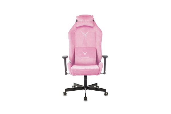 Кресло игровое Бюрократ Knight N1 розовое